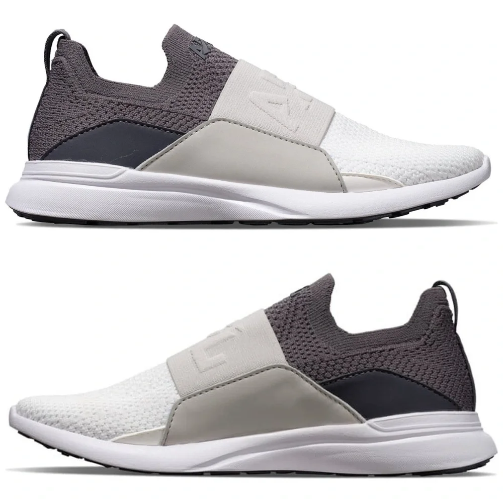 New APL Techloom Bliss Kids Slip-on Sneakers in Iron/Harbor Grey